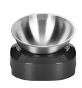 Double Design Stainless Steel Non-
slip Pet Bowls & Feeders Neck Care Dog Cat Water Food
Elevated Bowls